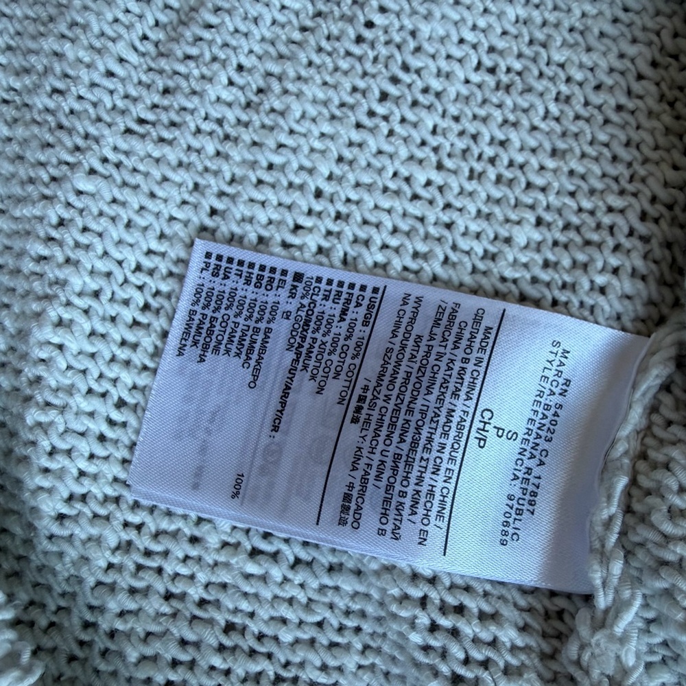 Banana Republic Light Gray Heritage Marled Pullover Sweater - Picture 6 of 6